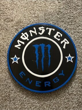 Monster energy wall decor